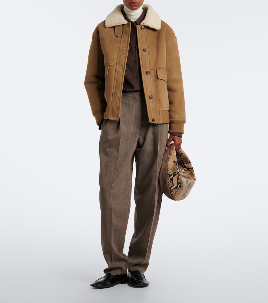 Teddy-Trimmed Jacket