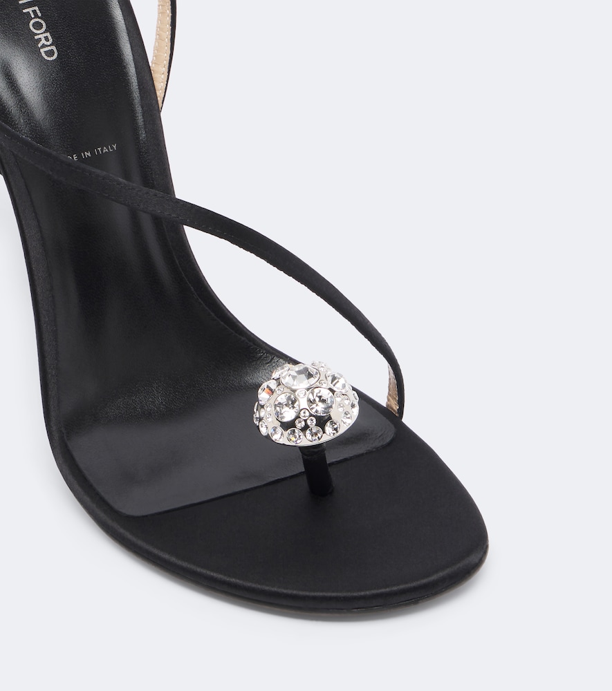 Cassia Crystal-Embellished Sandals