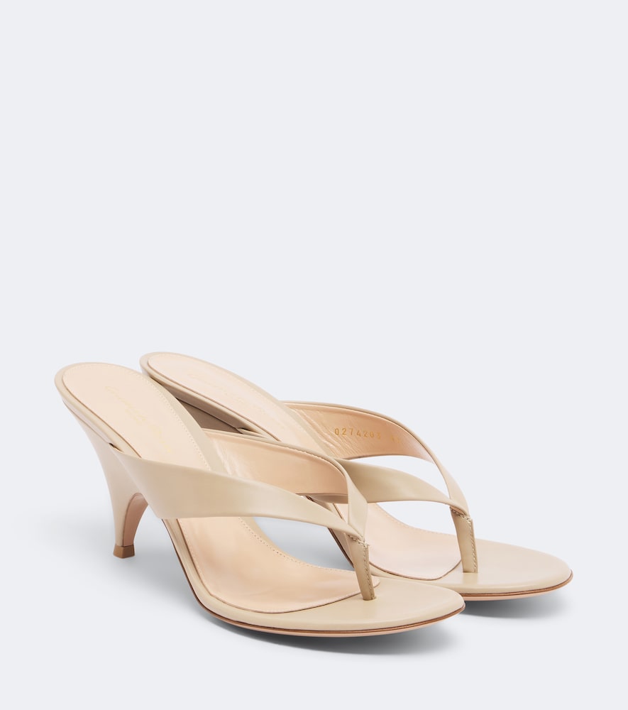 Sofia Leather Thong Sandals