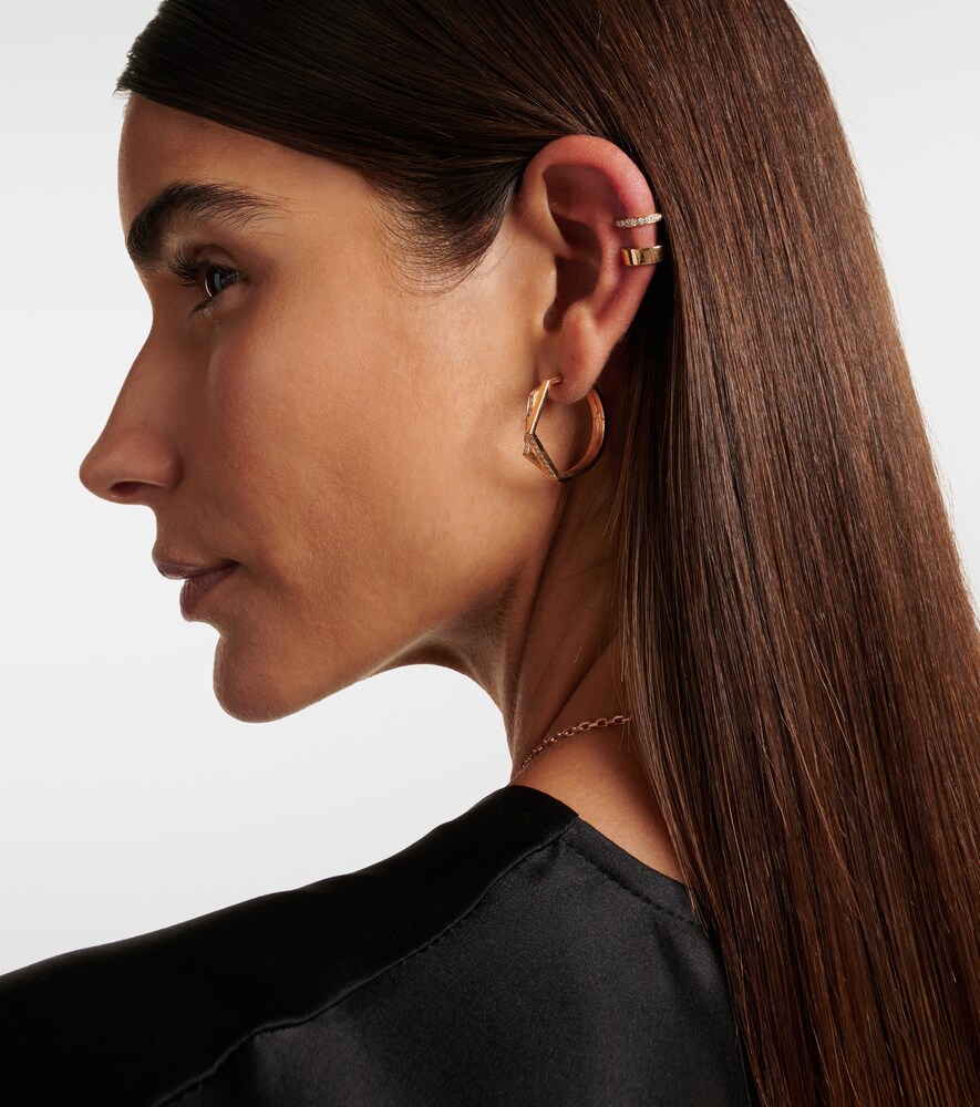 Repossi Berbere Module 18-kt rose gold ear cuff with diamonds