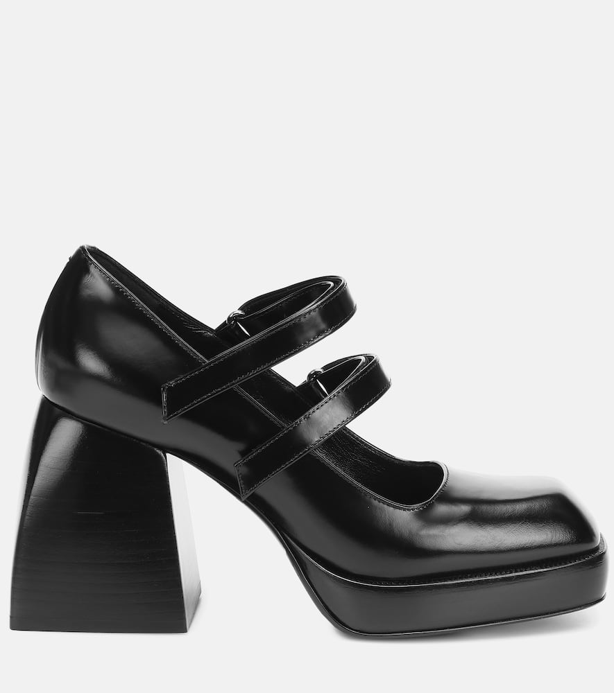 Shop Nodaleto Bulla Babies Leather Pumps In Black