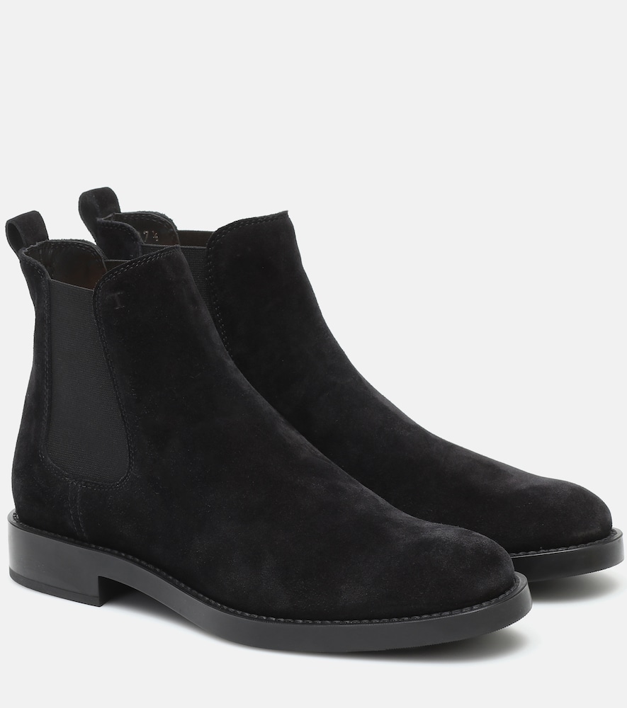 Tod's Women's Black Suede Chelsea Boots UK Size 2.5 - Mytheresa