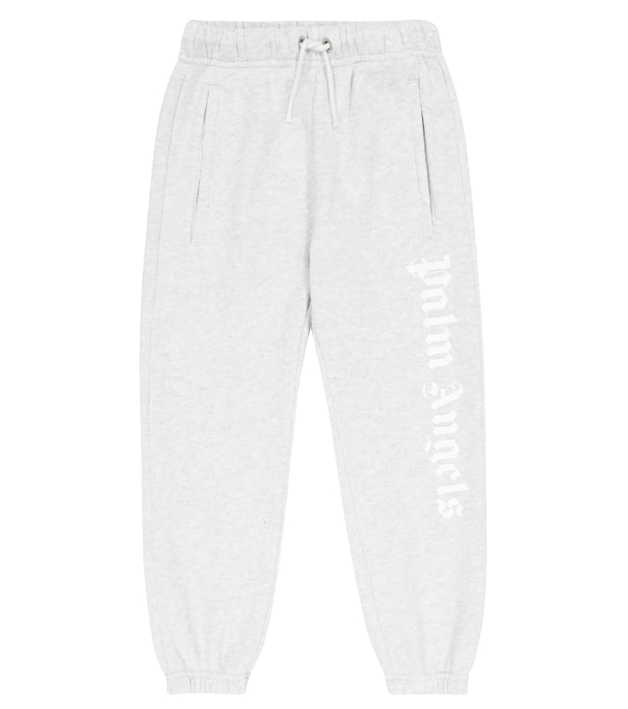Palm Angels Kids Logo cotton sweatpants