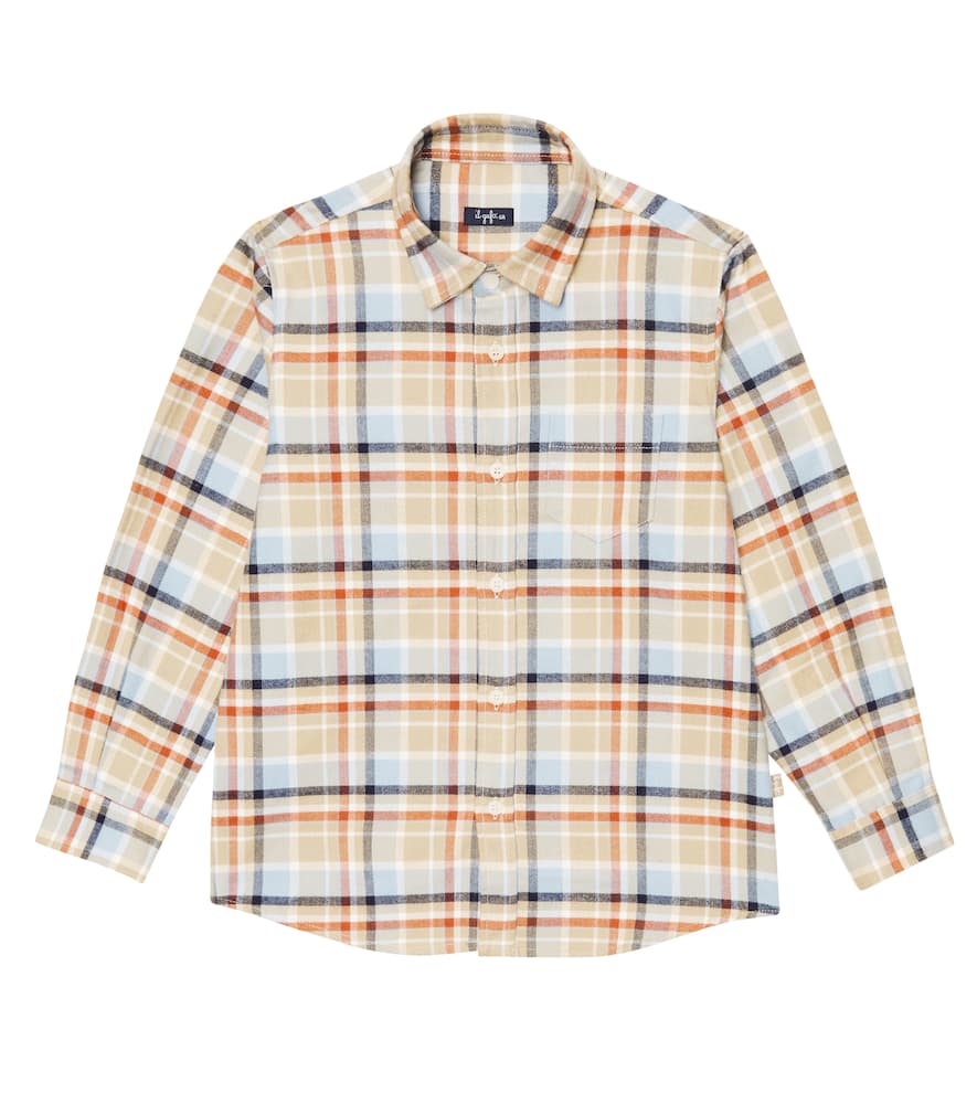 Il Gufo Checked cotton shirt