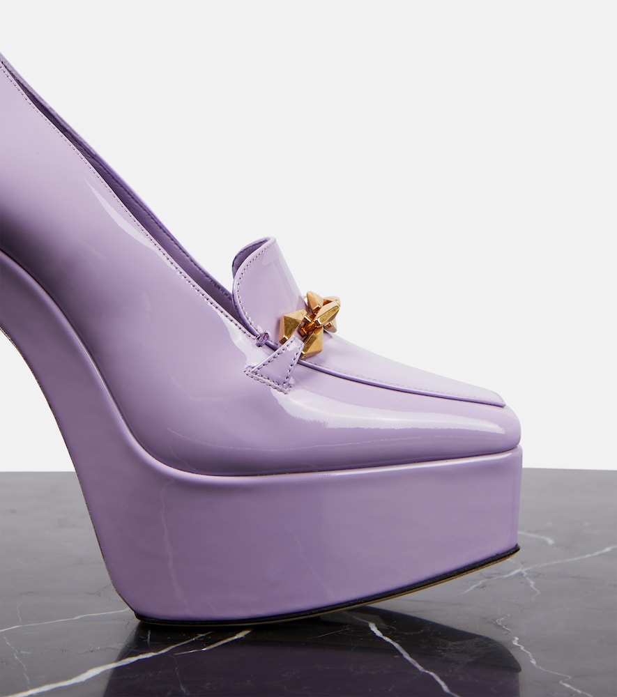  Jimmy Choo Jimmy Choo Plateau-pumps Diamond Tilda Aus Lackleder 