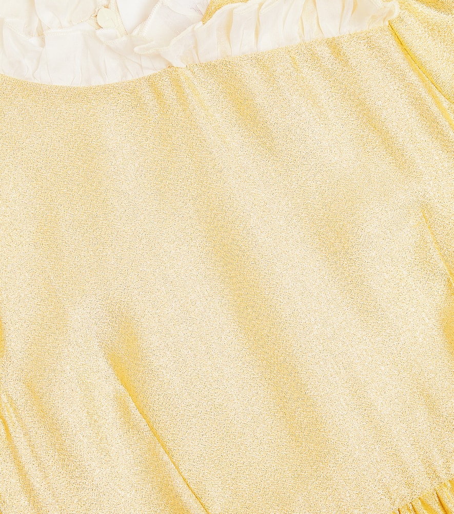 Paade Mode Lamé Dress In Gold