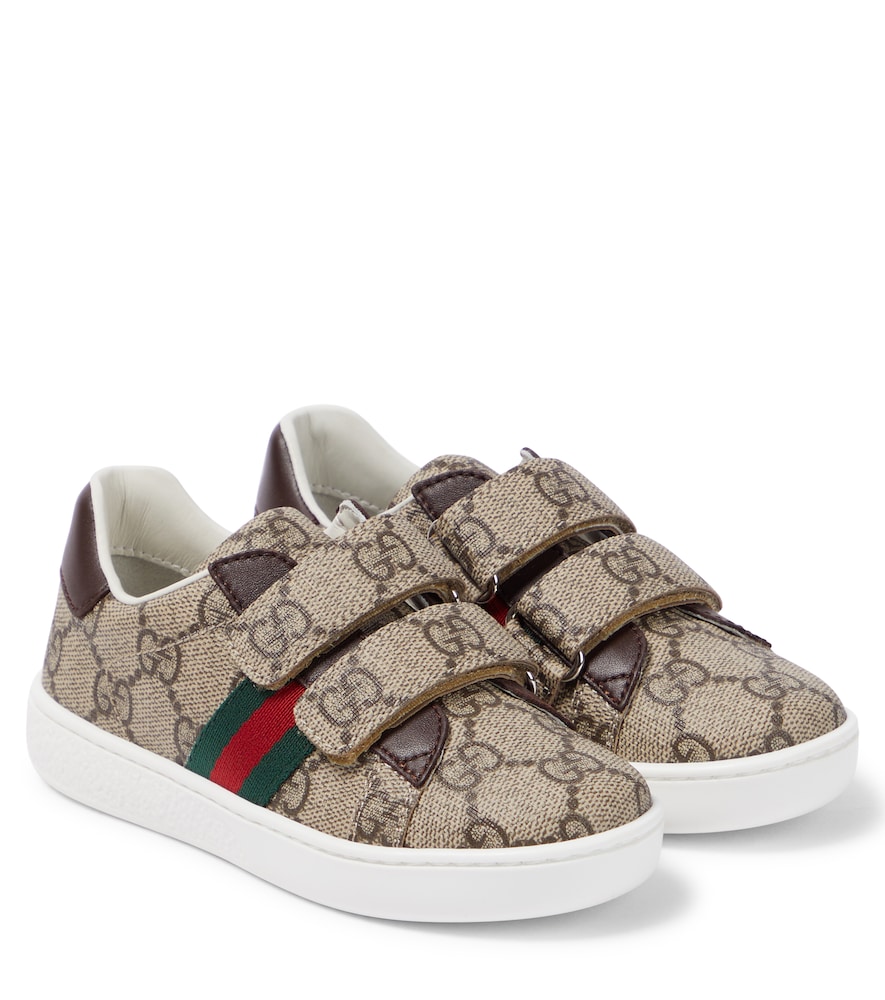 GUCCI Gucci Kids Ace GG canvas sneakers　グッチ キッズ エース GG キャンバス スニーカー