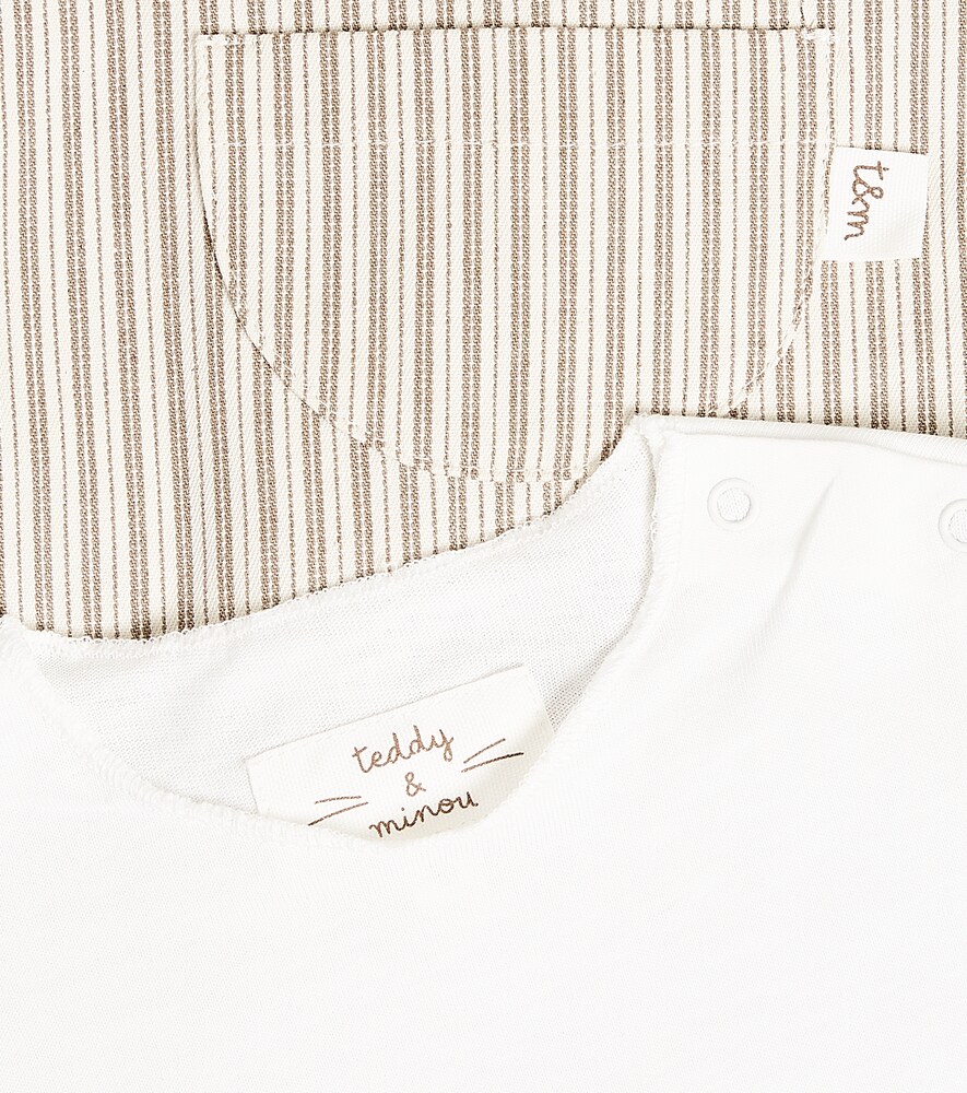  Il Gufo Il Gufo Baby Set Aus T-shirt Und Latzhose 