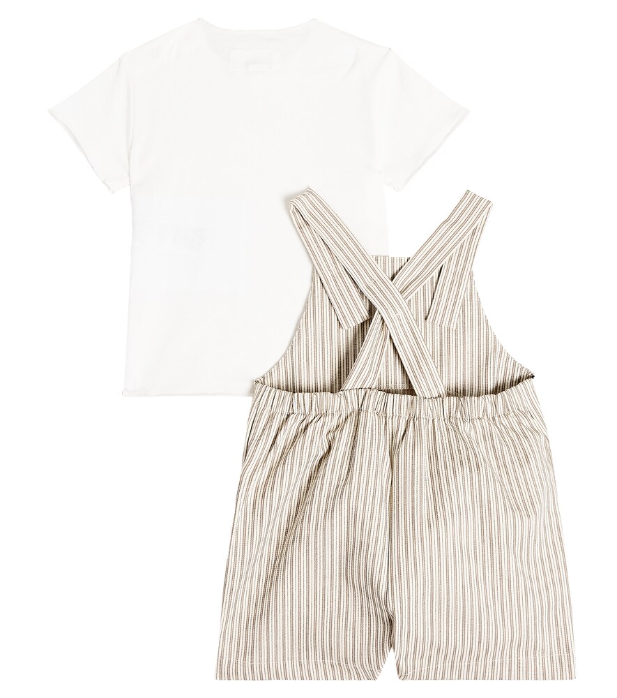  Il Gufo Il Gufo Baby Set Aus T-shirt Und Latzhose 