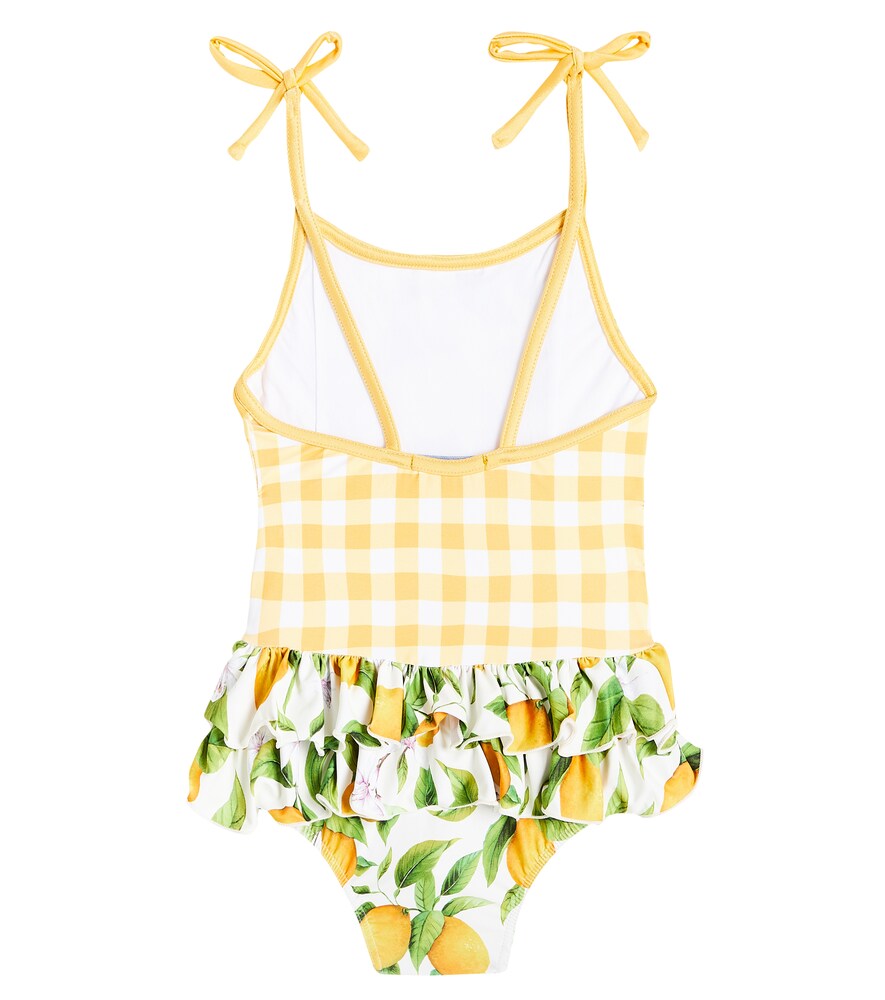  Suncracy Suncracy Malaga Printed Ruffled Swimsuit 