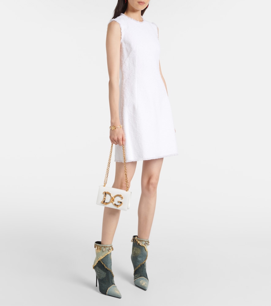 Dolce&Gabbana Embellished Denim Ankle Boots