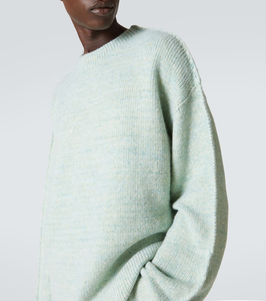 The Row Mumford Wool-blend Sweater In Green