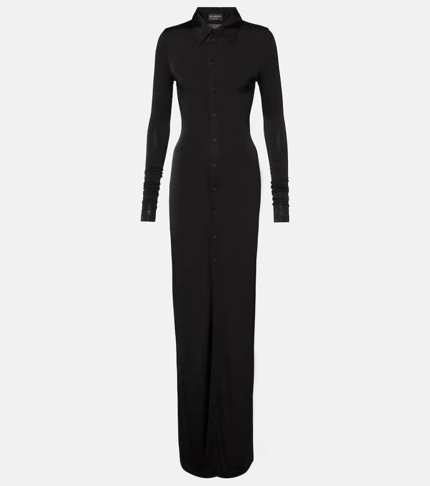 Jersey maxi dress