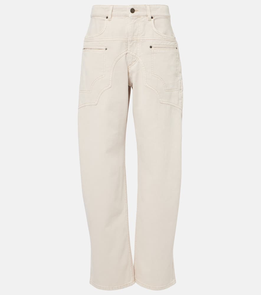 Beryl high-rise wide-leg jeans