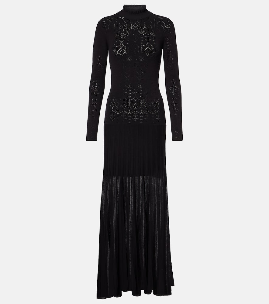 Gisole pointelle turtleneck maxi dress