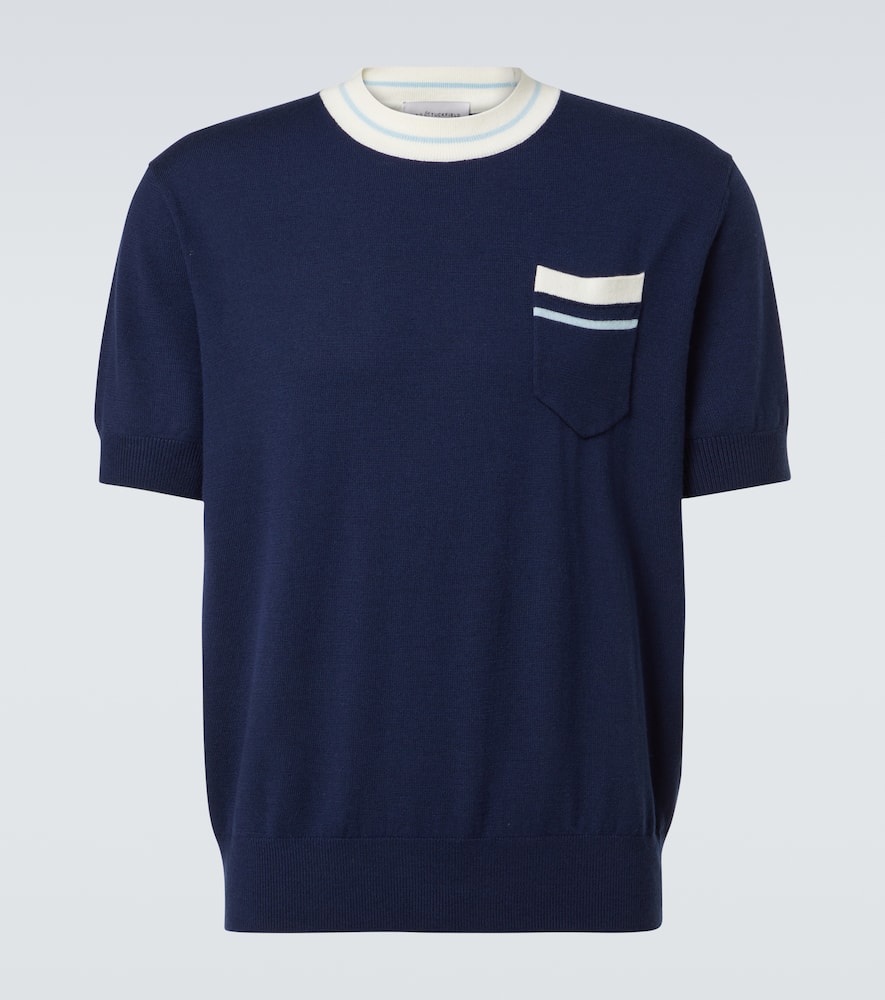 Knitted wool T-shirt