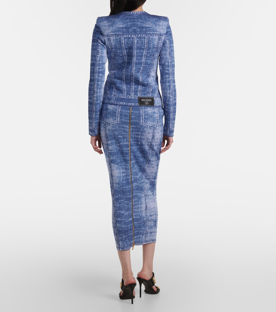  Balmain Balmain Cardigan Aus Jacquard 