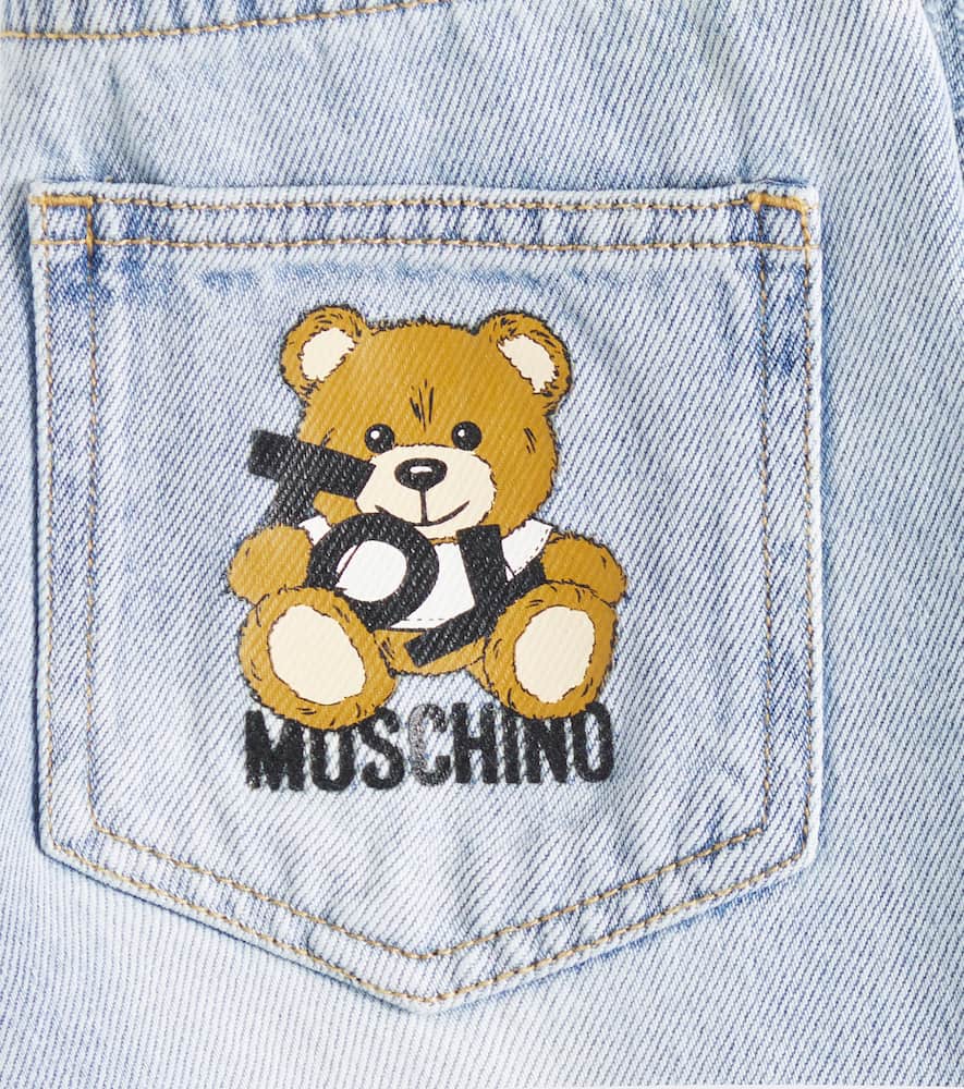Moschino Straight Jeans In Blau