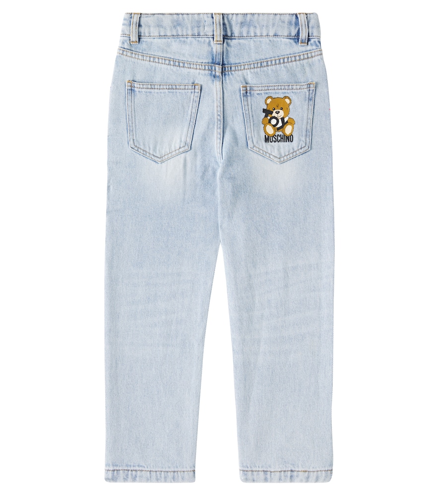 Moschino Straight Jeans In Blau