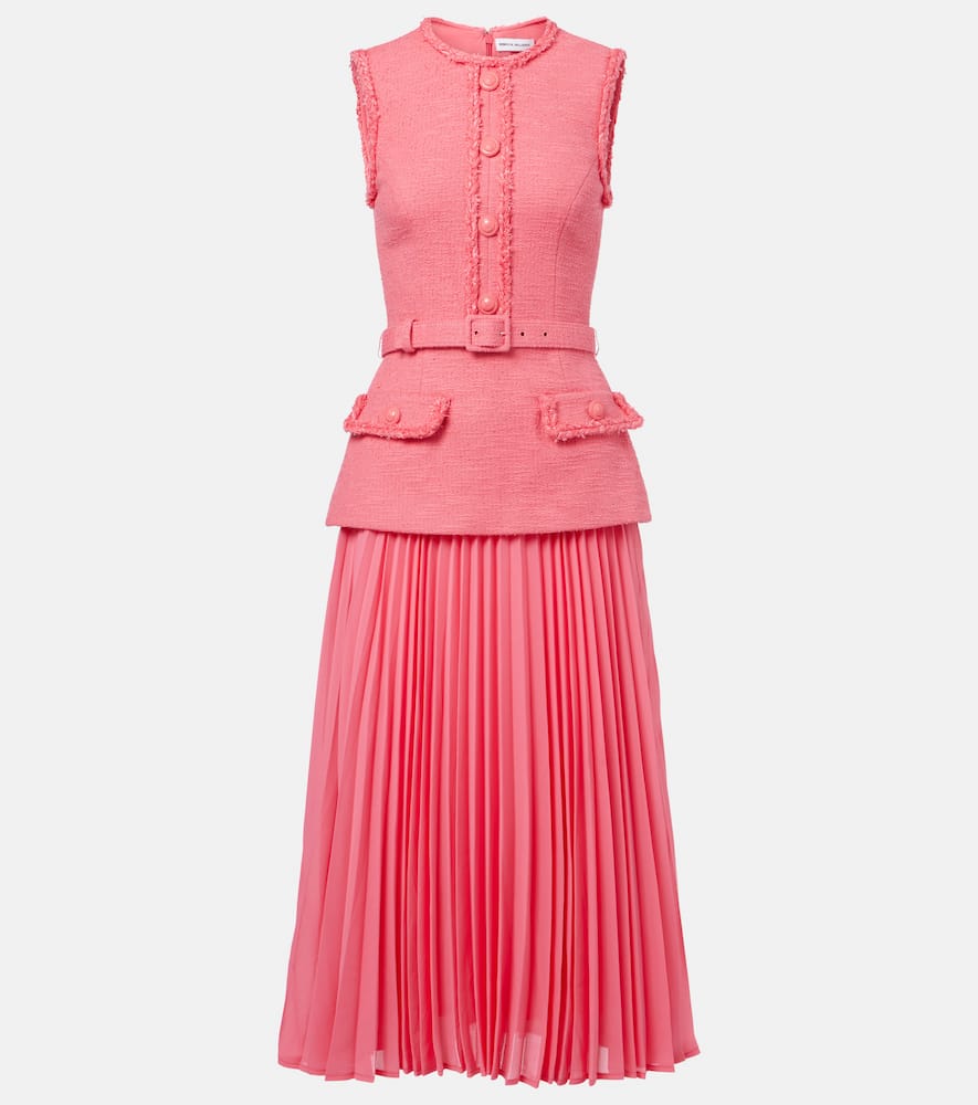 Rebecca Vallance Montana crepe and georgette midi dress