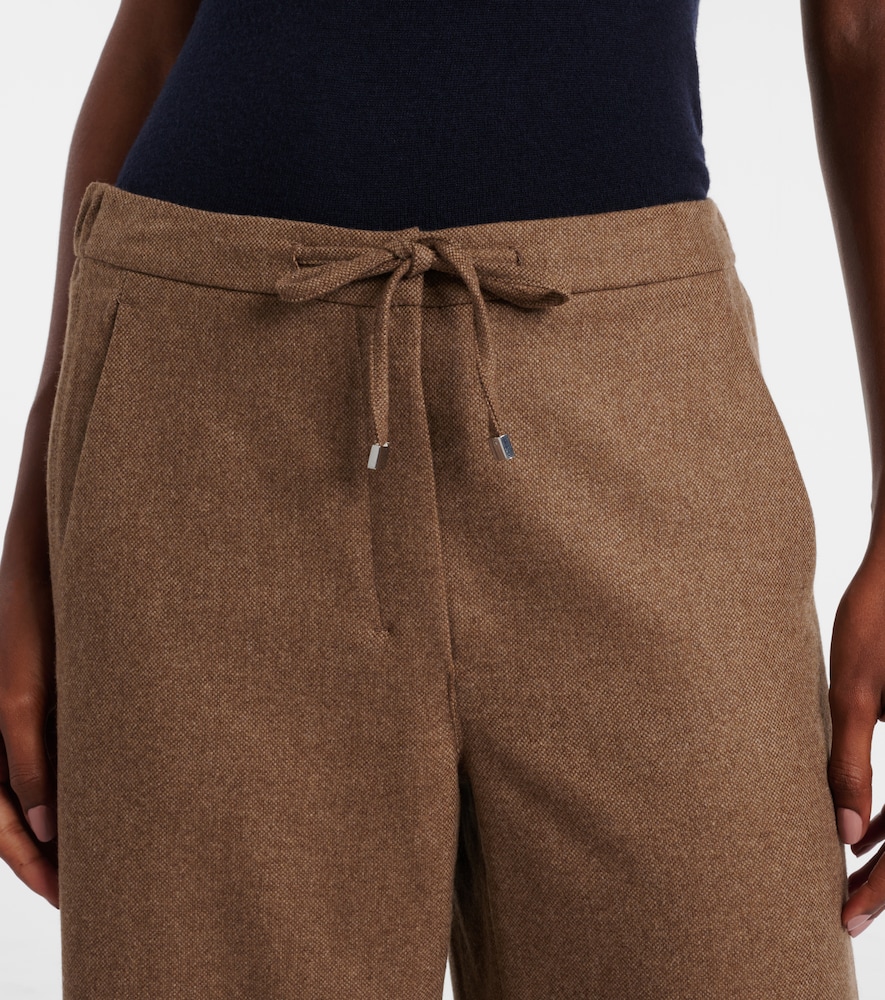  's Max Mara 's Max Mara Weite Hose Livio Aus Wolle Und Kaschmir 