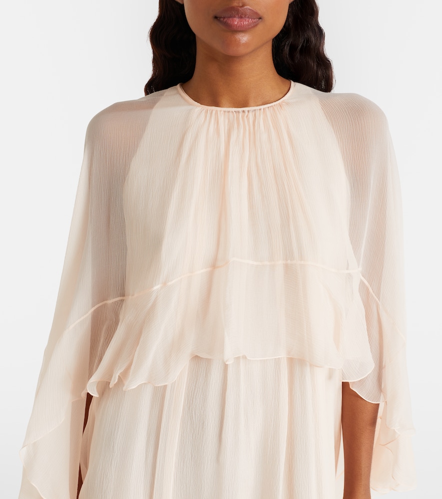  Chloe Chloe Ruffled Silk Minidress 