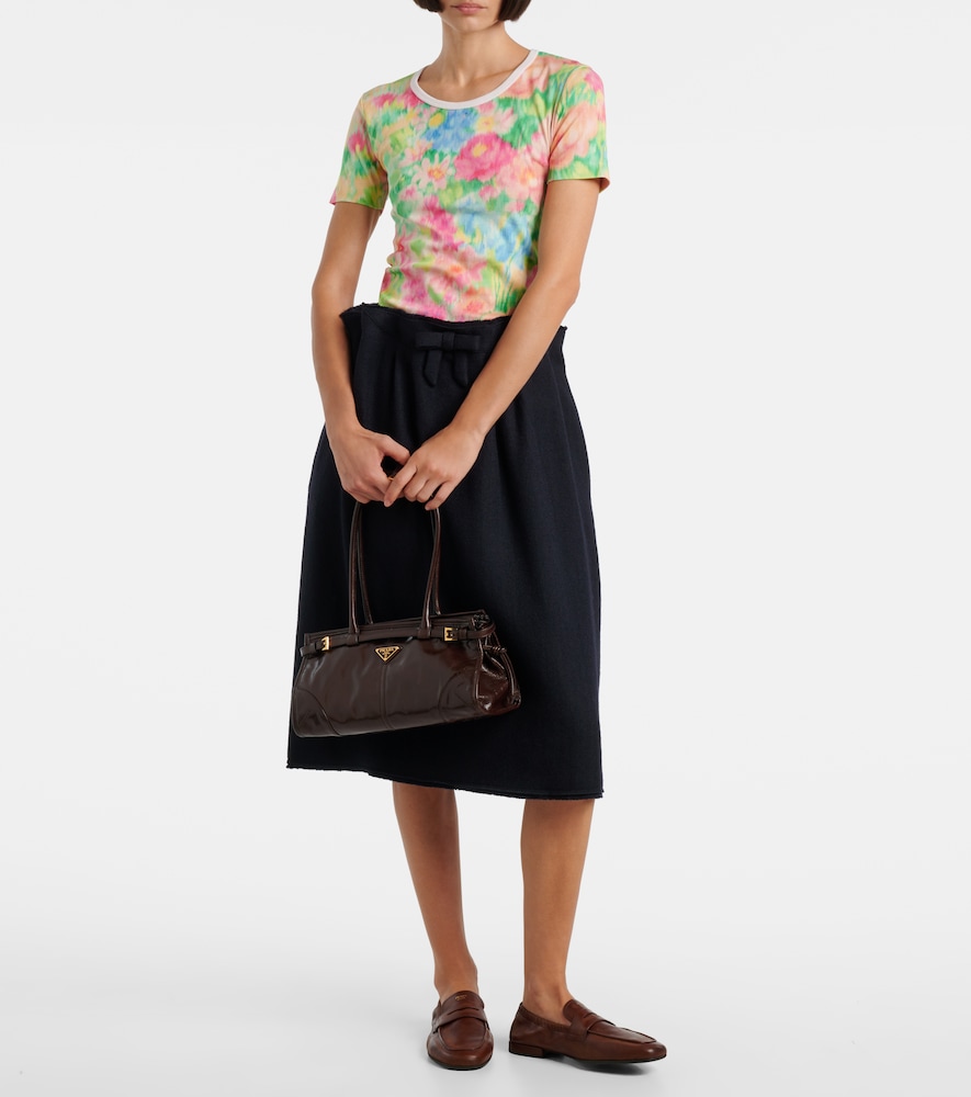 Prada Printed cotton T-shirt