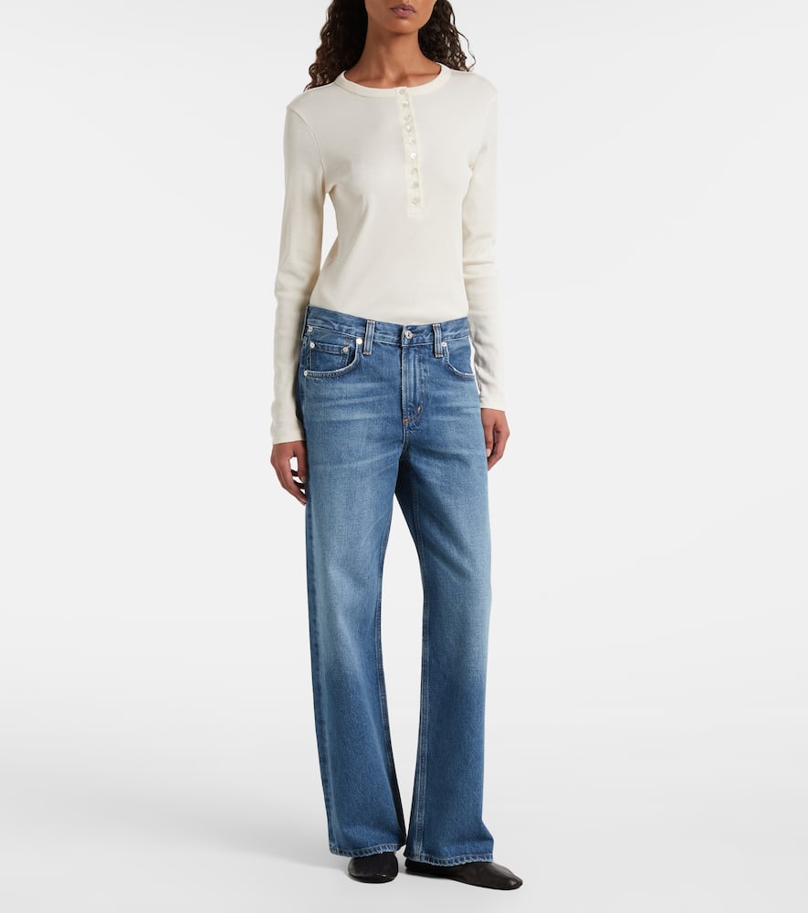Citizen Of Humanity Lindz Wide-leg Jeans In Blue