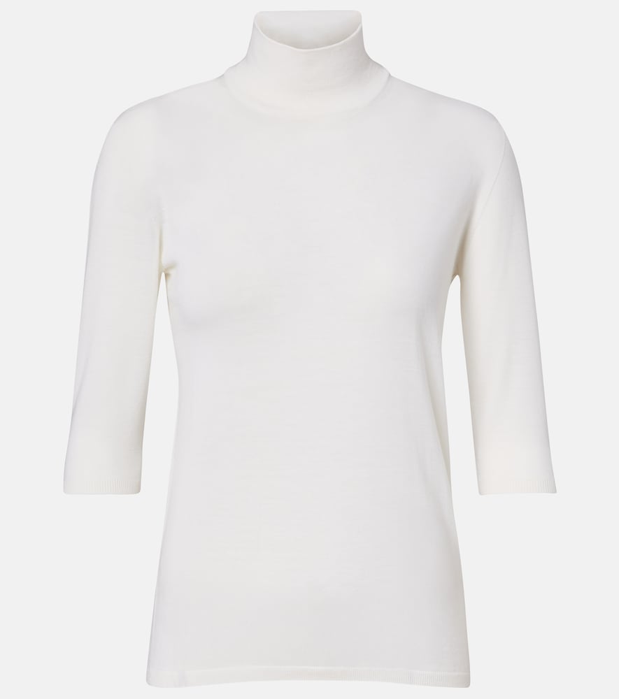 Max Mara Boa virgin wool turtleneck top