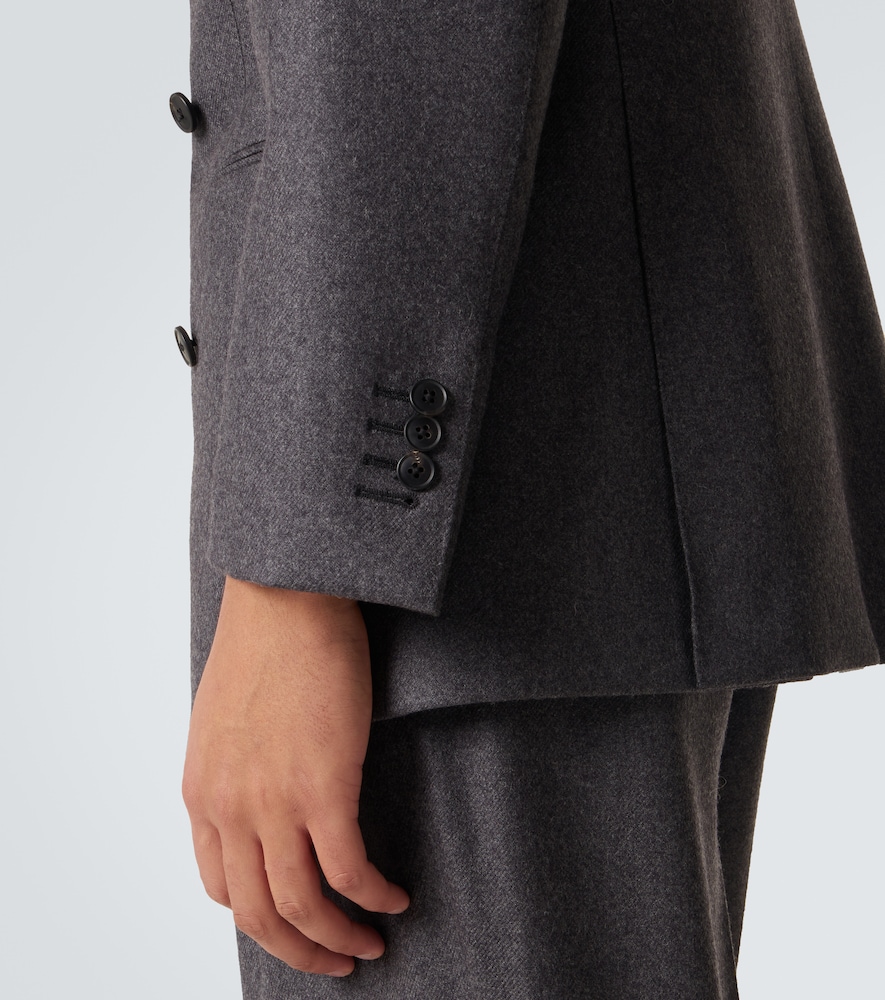  Saman Amel Saman Amel Double-breasted Wool Suit Jacket 