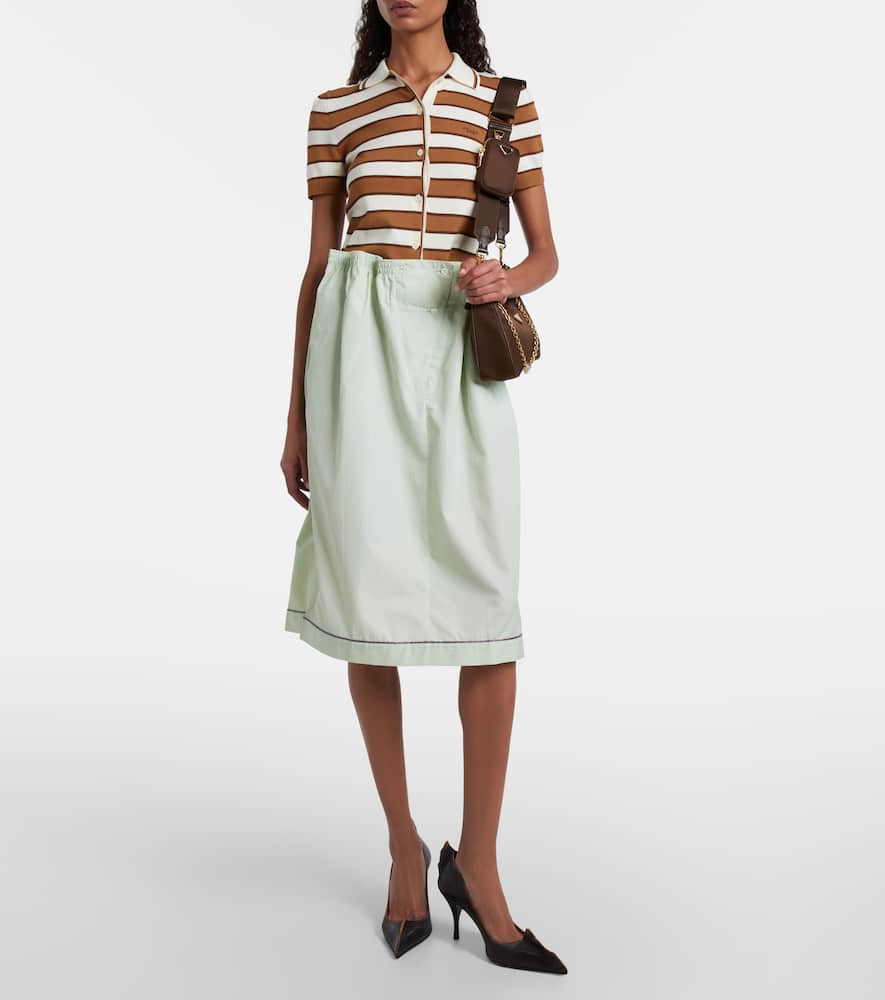 Prada Re-edition 2005 Re-nylon Shoulder Bag In Brown