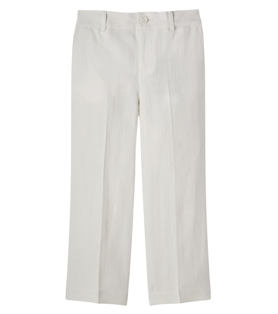 Dolce&Gabbana Kids Beige Embroidered Linen Pants Y Size 14 - Mytheresa