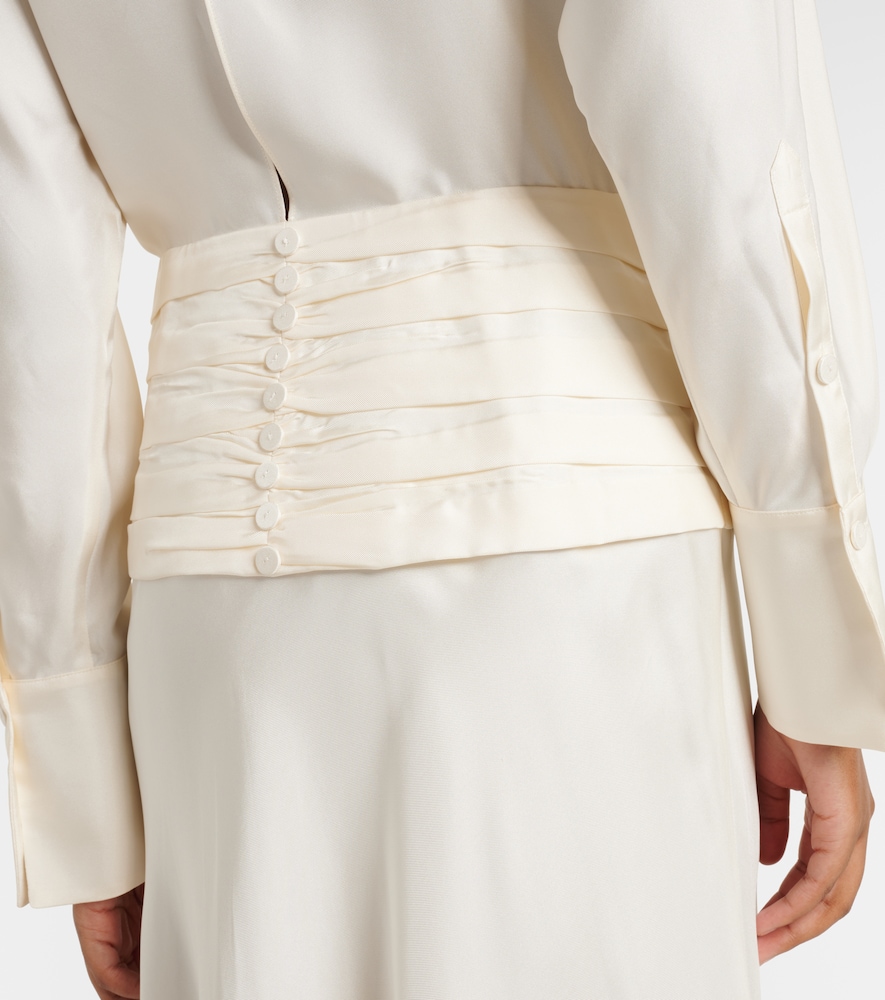  Rohe Róhe Robe Aus Seide 
