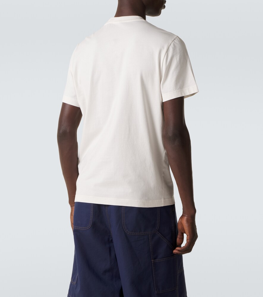  Moncler Moncler Besticktes T-shirt Aus Baumwoll-jersey 