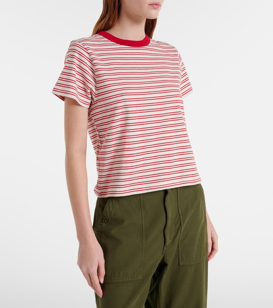 Foster Striped Cotton Jersey T-Shirt