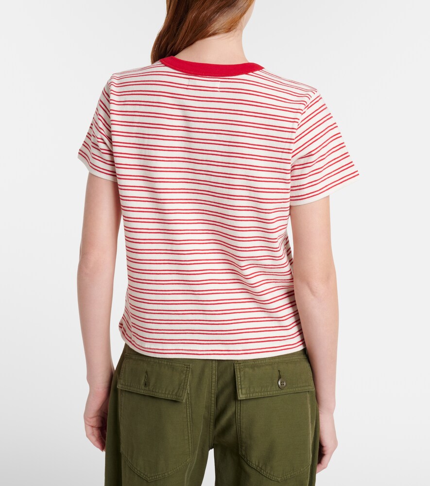 Foster Striped Cotton Jersey T-Shirt