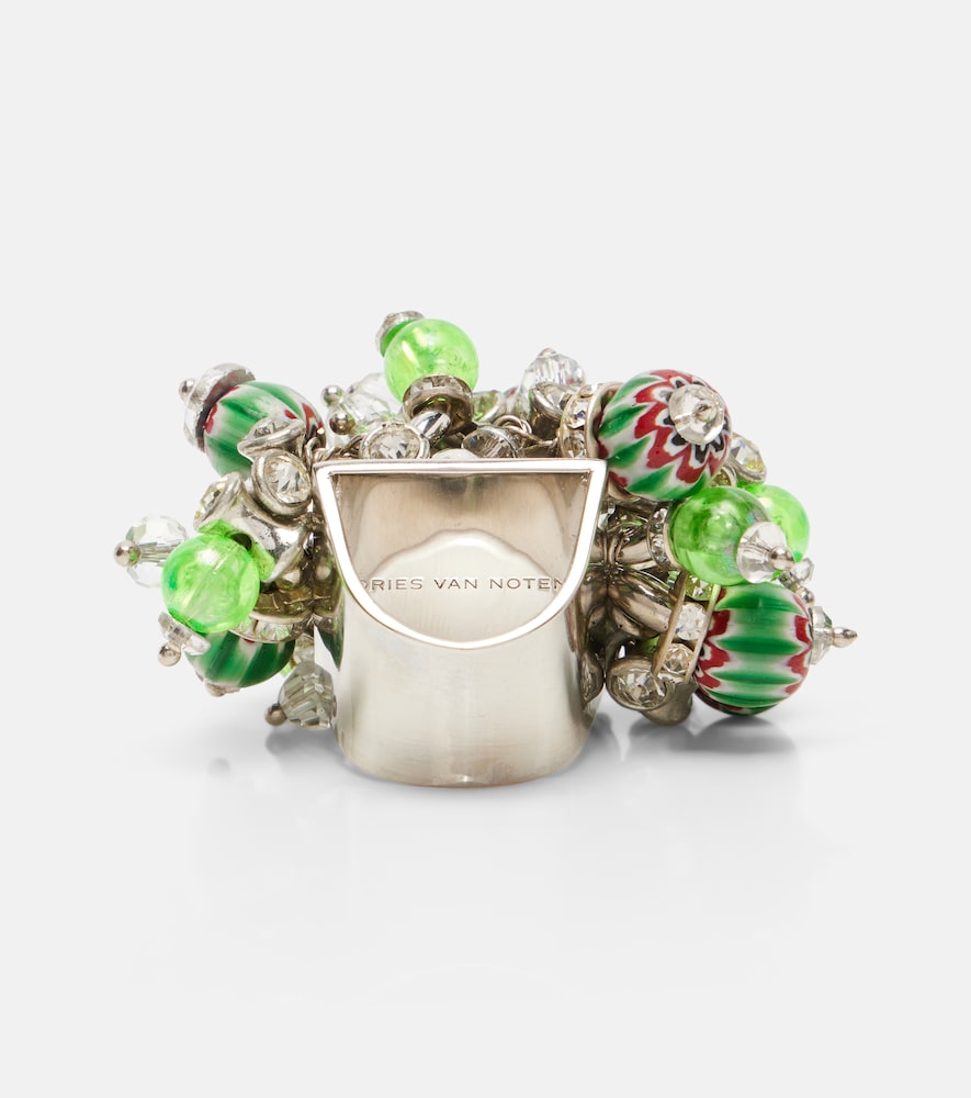 Dries Van Noten Dries Van Noten Crystal-embellished Ring 