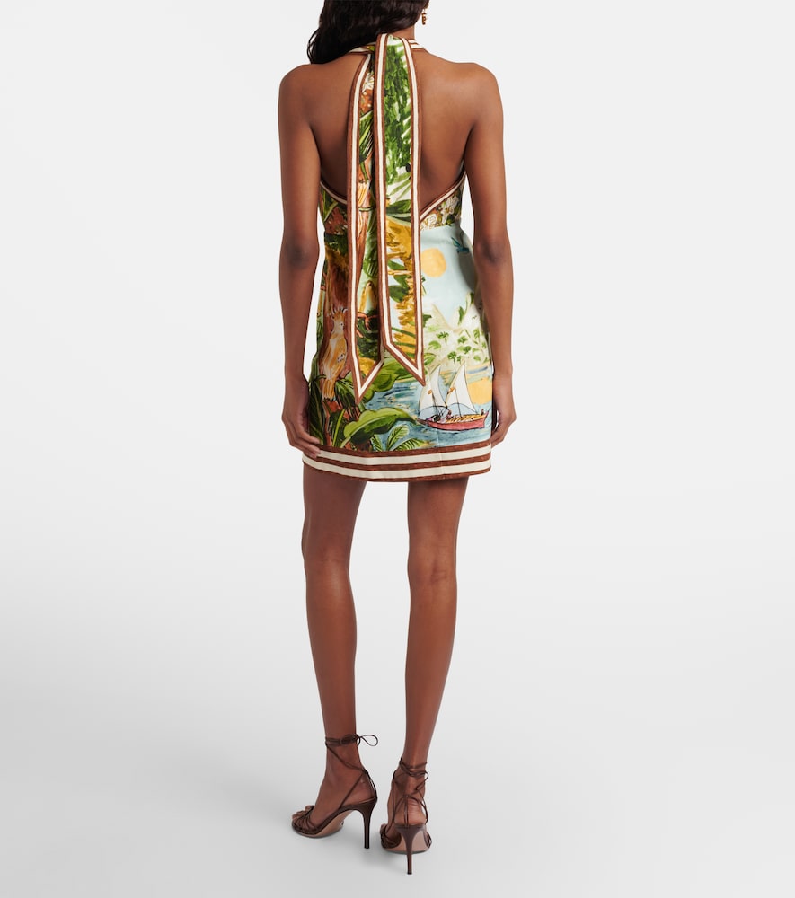 Alémais X Mokshini Toucan Tango Cotton Minidress