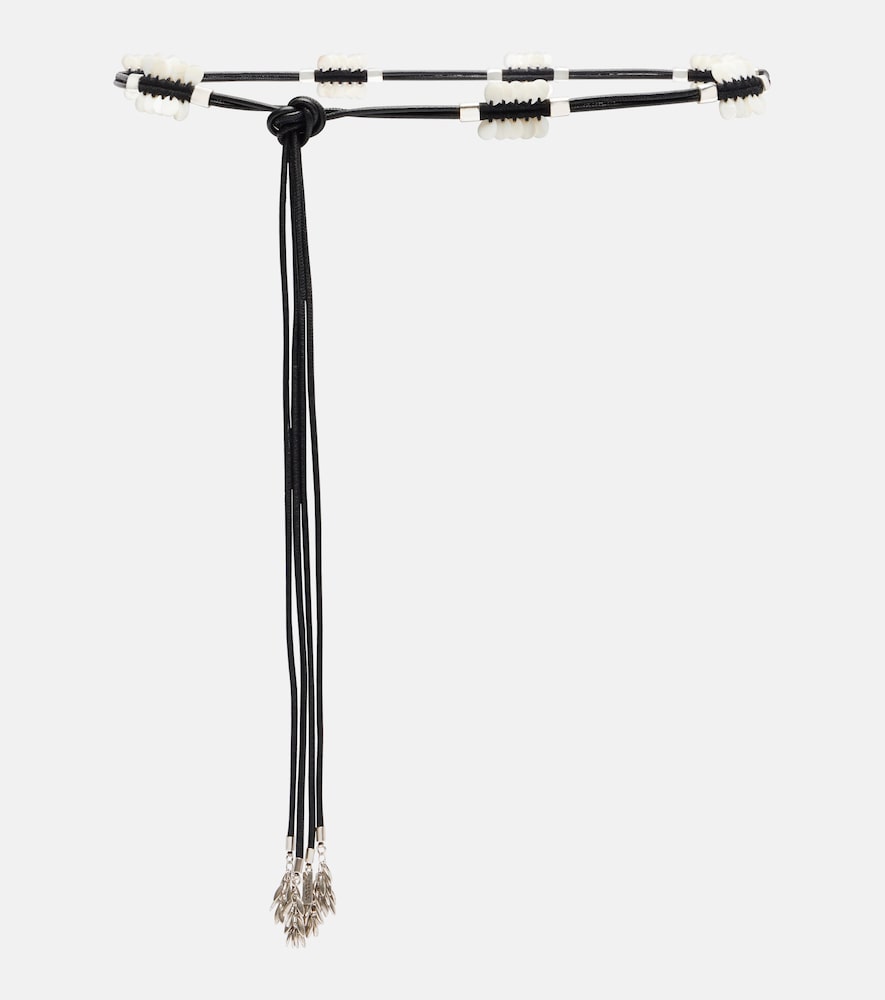Isabel Marant Ranea embellished leather belt