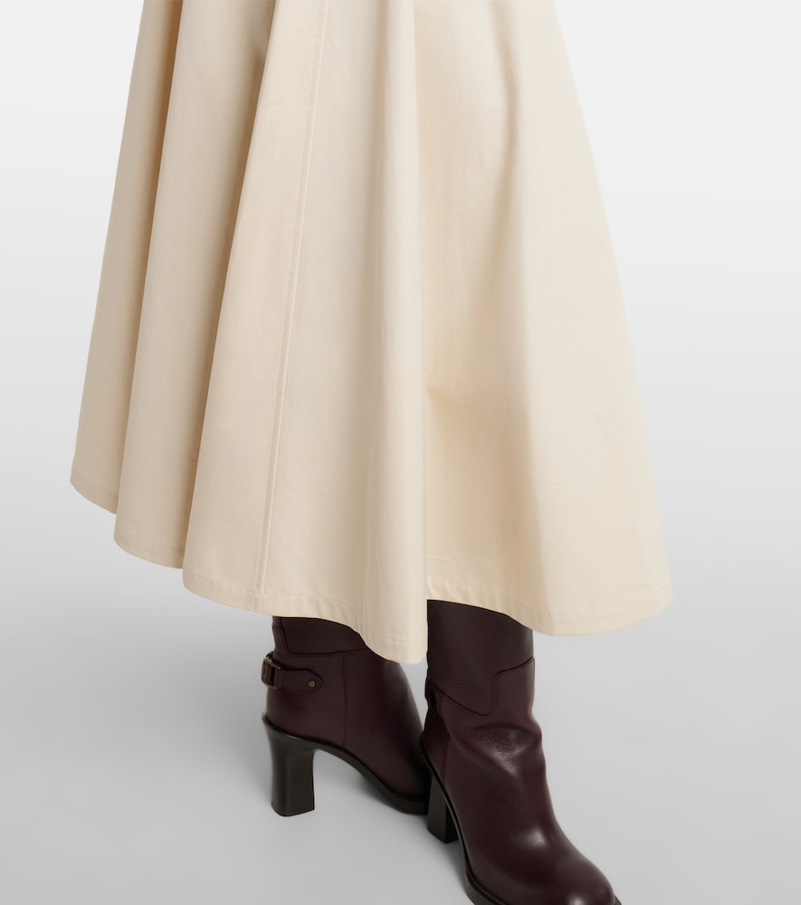  Burberry Burberry Midirock Aus Baumwoll-gabardine 