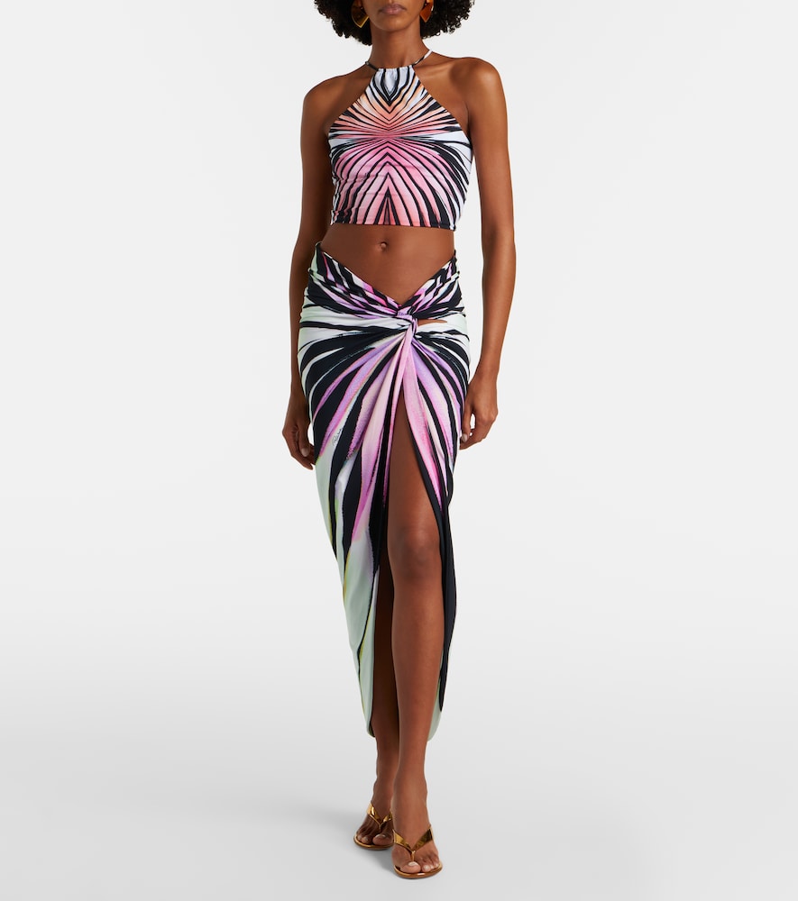  Roberto Cavalli Roberto Cavalli Bedruckter Midirock 