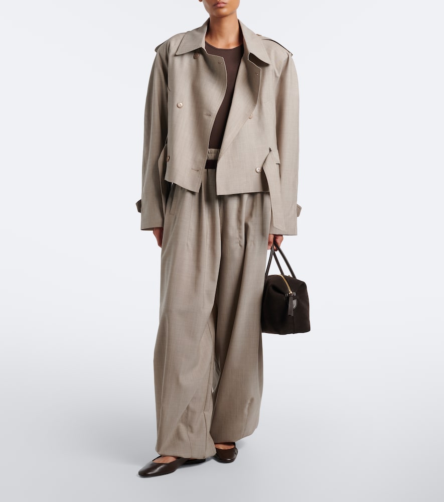 The Frankie Shop Oakdale virgin wool wide-leg pants | Thumbnail 2
