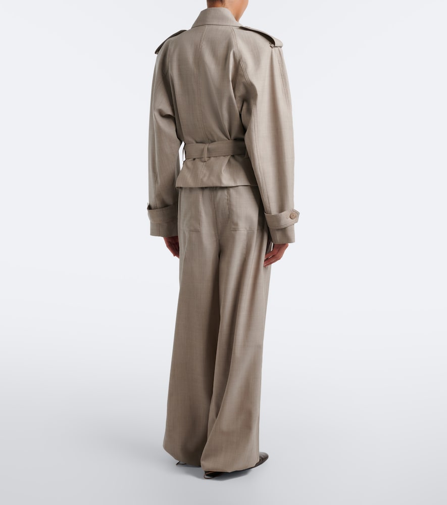 The Frankie Shop Oakdale virgin wool wide-leg pants | Thumbnail 3