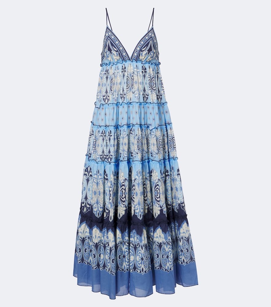 Bedrucktes Maxikleid Nymph aus Baumwolle