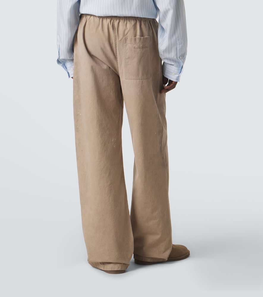  Acne Studios Acne Studios Weite Hose Aus Baumwoll-twill 