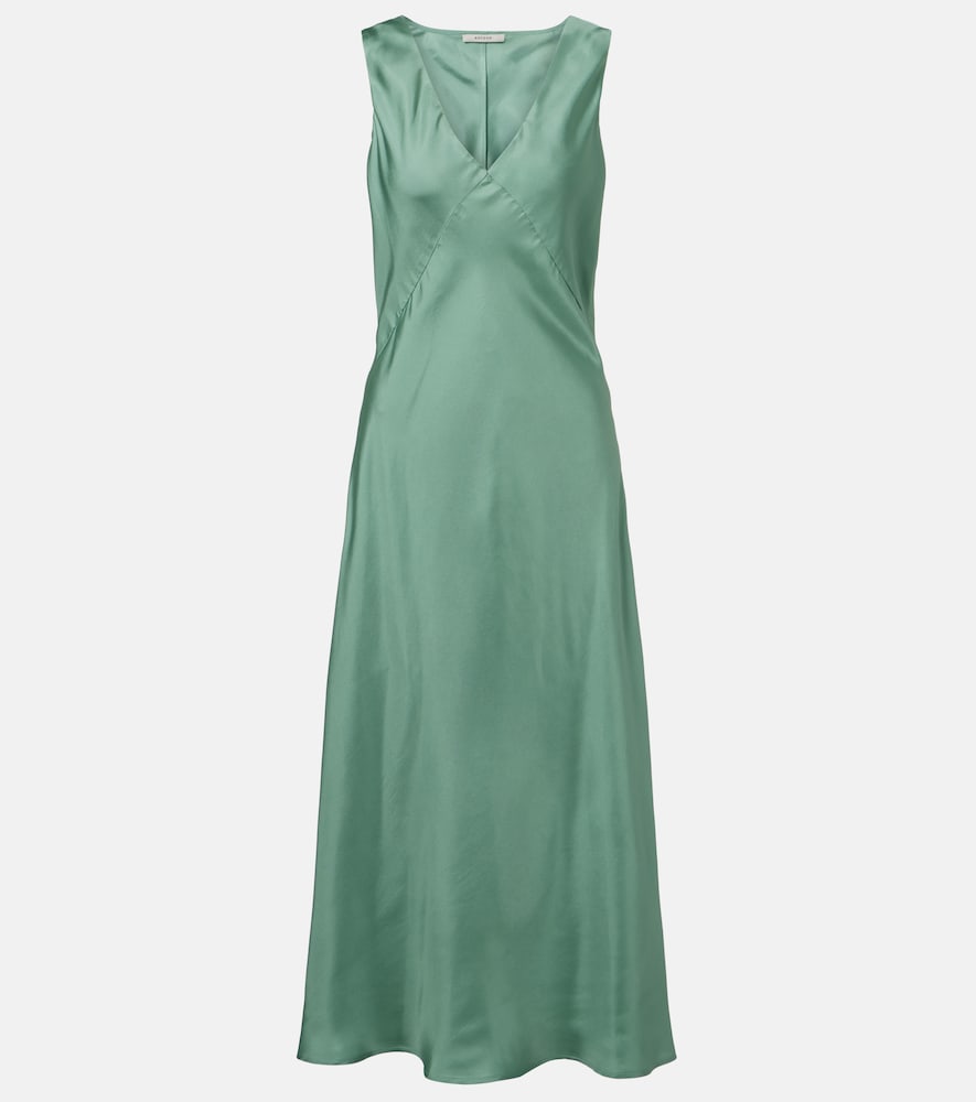 Abito sottoveste Provence in twill di seta