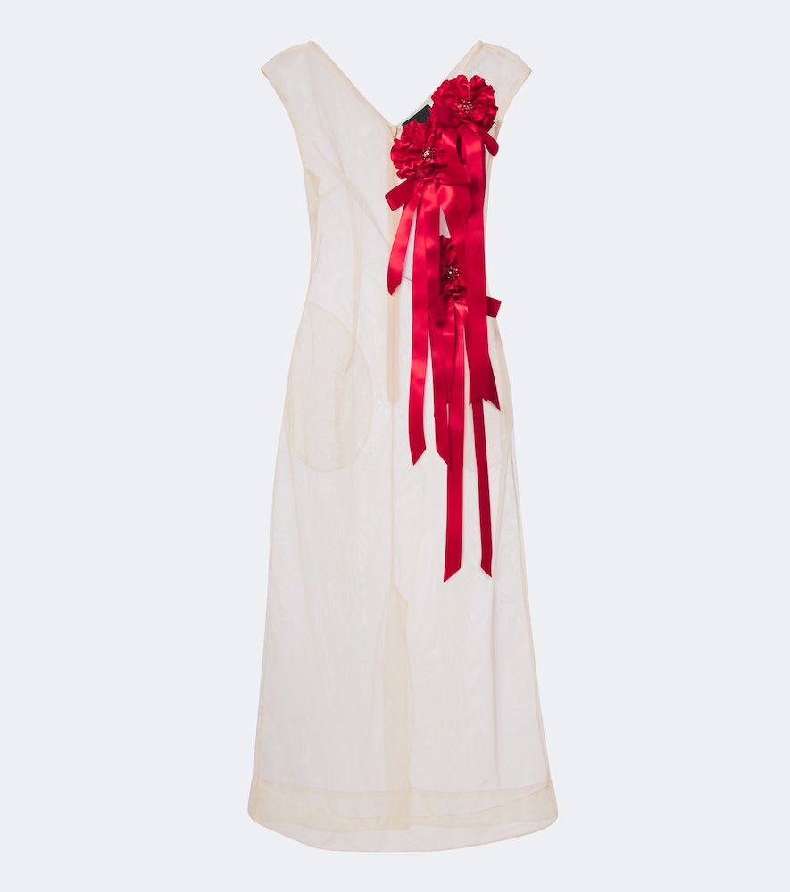 Simone Rocha Robe midi en tulle ornements 1075 €