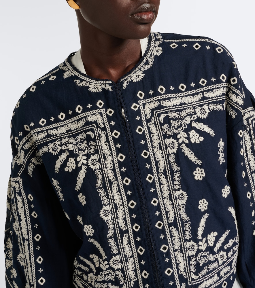 Drake Embroidered Cotton-Blend Jacket