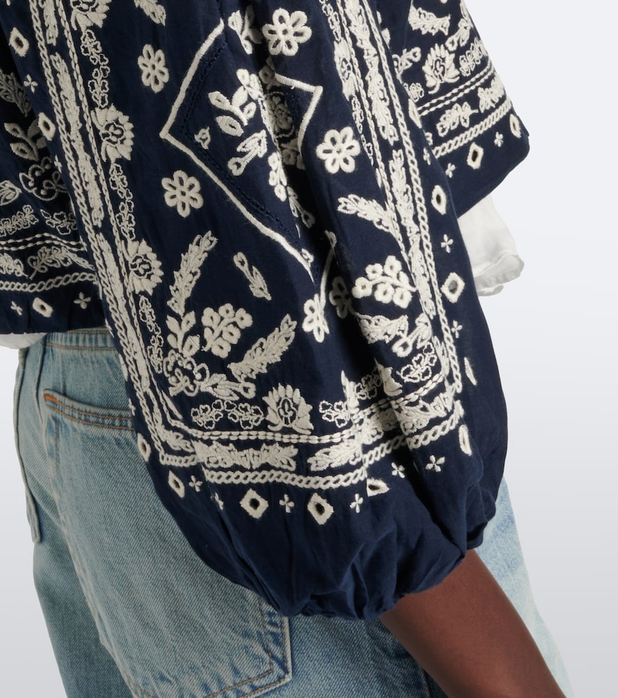 Drake Embroidered Cotton-Blend Jacket