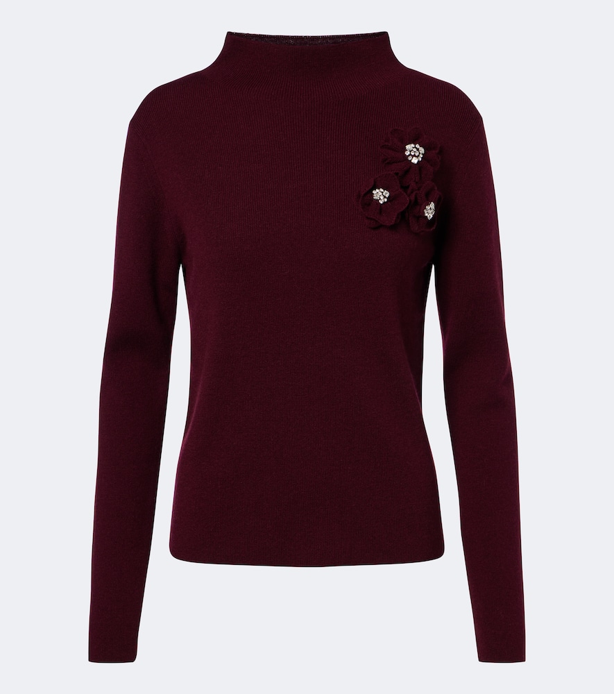Jardin des Orangers Embellished wool and cashmere sweater